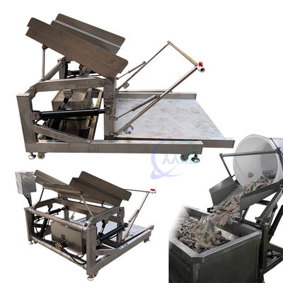Bon prix Plateforme de levage de matières premières machine d'alimentation de poissons et de crevettes machine de nettoyage à haute pression bande transporteuse de levage en ligne