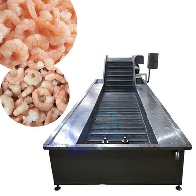 Bon prix Réchappement de crevettes machine de levage de nettoyage à haute pression Réchappement de crevettes machine de refroidissement Réchappement cuit Refroidisseur rapide en ligne