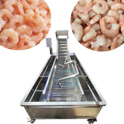 Bon prix Circulation d'eau à haute pression refroidissement refroidissement rapide machine de nettoyage de poissons et de crevettes machine de refroidissement de crevettes en ligne