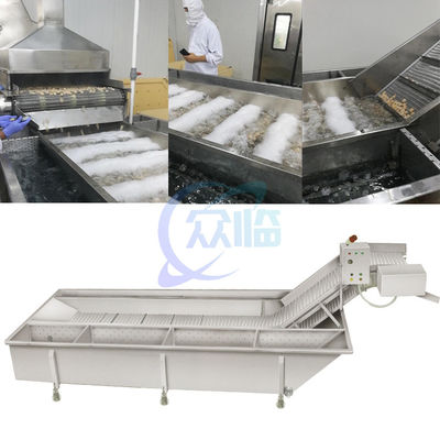 Bon prix Machine de refroidissement à l'eau de crevettes blanchies de crevettes cuites en ligne