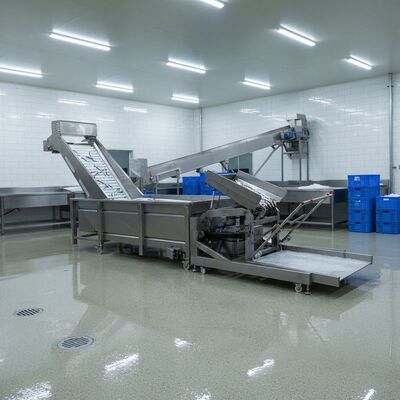 Bon prix Seau de levage automatique SUS304 pour le traitement des fruits de mer Seau de levage automatique Stable pour fruits de mer Trémie de levage automatique Zolim en ligne