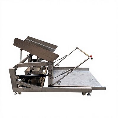 Bon prix Retourneur automatique de matières premières, haute stabilité, Machine à retournement automatique, réservoir de levage de matières premières de grande capacité, 2,2 kw en ligne