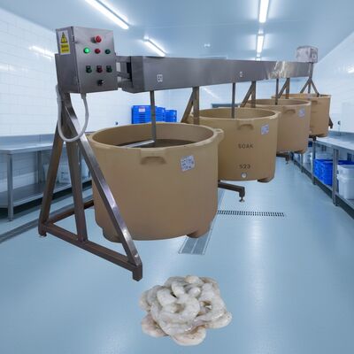Bon prix Machine de trempage de fruits de mer Zolim 1.1kw Remueur industriel Stable en acier inoxydable mélangeur automatique de fruits de mer mélangeur de fruits de mer en ligne