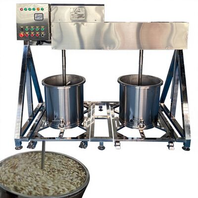 Bon prix Mélangeur automatique de nourriture de haute stabilité de machine de trempage de fruits de mer d'acier inoxydable 1.1KW malaxeur de fruits de mer en ligne
