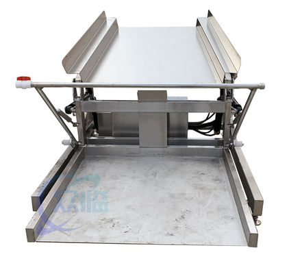 Machine de traitement de crevettes à commande sans fil