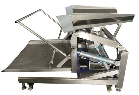Équipement de traitement de crevettes sans fil ISO, machine automatique de levage de poissons