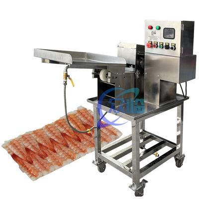 Bon prix 0.4KW machine à découper les crevettes de sushi 60-80pcs/min. haute précision en ligne