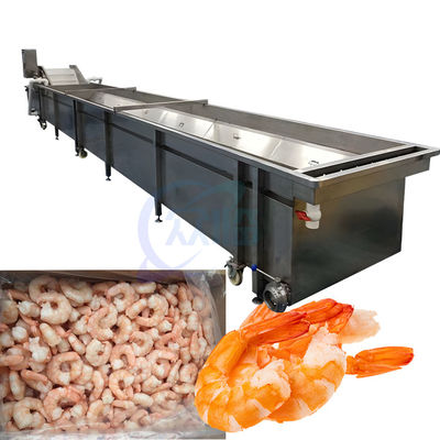 Bon prix Machine de transformation de crevettes industrielles 2280W Pratique pour le refroidissement des fruits de mer en ligne