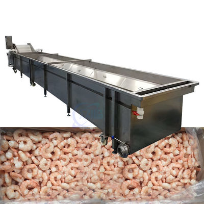 Bon prix Équipement durable 380V pour le traitement du poisson, machine anti-corrosion pour le traitement de la crevette en ligne
