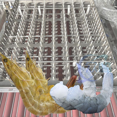 Bon prix Machine de déshellage de crevettes flexible, éplucheuse de crevettes industrielle automatique et déveineuse en ligne
