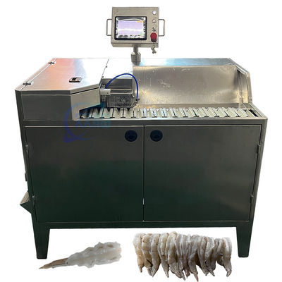 Machine à éplucher les crevettes industrielles à plusieurs scènes de 1500W pour les magasins alimentaires