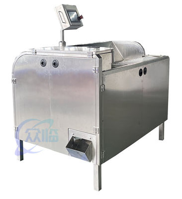 Bon prix 1.5KW Machine pratique de pelure de crevettes en ligne