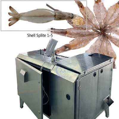 SUS316 Machine à éplucher les crevettes AC 220V Contrôle PLC polyvalent