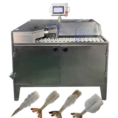 Bon prix CE 70 pièces/min Machine de pellicule de crevettes en acier inoxydable stable 304 en ligne