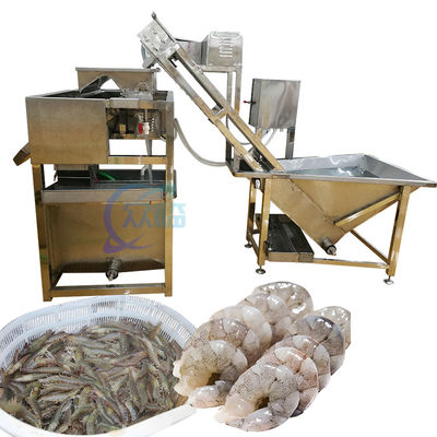 Machine de nettoyage de crevettes de 400 à 500 kg/h, très efficace