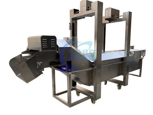 Bon prix 500-600 kg/h Machine de cuisson de crevettes Stable avec écran tactile PLC en ligne