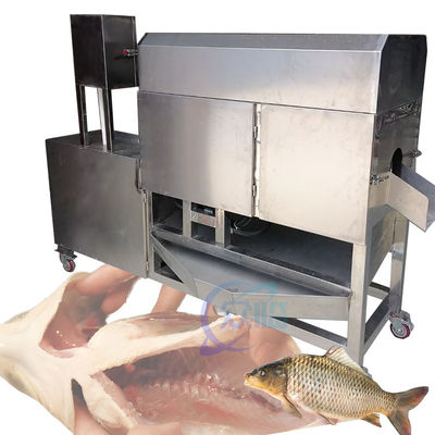 Machine électrique 3P pour éventrer les poissons Multiscène 2100x650x1300mm