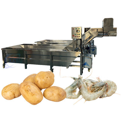 Machine automatique de nettoyage de poissons 380V, machine à laver les légumes multi-fonctionnelle