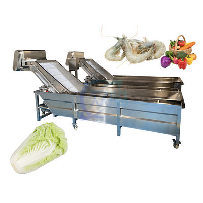 Machine de nettoyage à vitesse de poisson stable, laveuse automatique de légumes résistante à l' usure