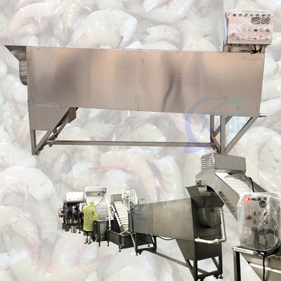 Machine de décapage de crevettes en acier inoxydable 380V 50Hz pratique