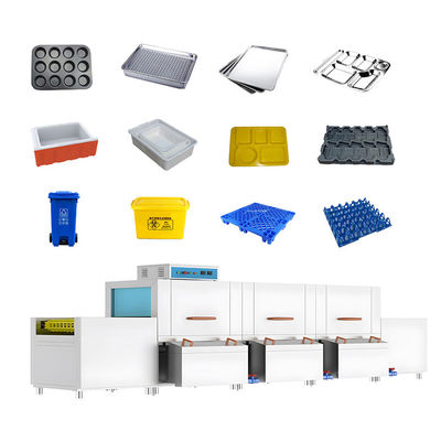 Bon prix Machine à laver à panier multifonctionnelle pratique SUS304 pour plateau en plastique en ligne