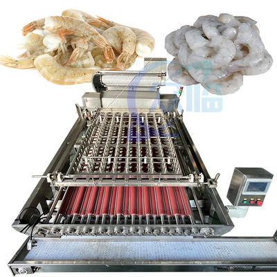 Machine à éplucher les crevettes à rouleaux 380V