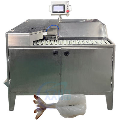 Machine automatique de décapage et de pellicule de crevettes Machine de pellicule de crevettes Prix industriel Crevettes pelées et éviscérées