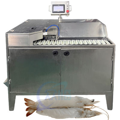 Traitement des crevettes de fruits de mer Machines et équipements pour la transformation des crevettes à dos ouvert Machines et équipements pour la transformation des crevettes à dos ouvert