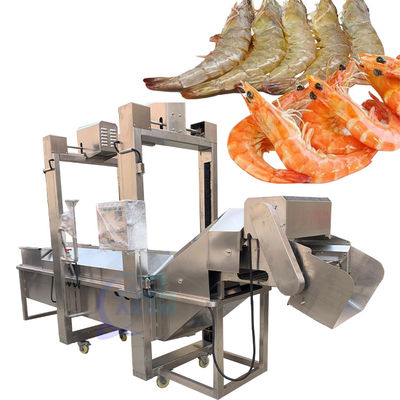 Bon prix Machine de cuisson à la vapeur continue de crevettes pour cuire le poisson à la vapeur Machine de cuisson à l'eau de crevettes personnalisée Machine de blanchiment à la vapeur à la ceinture en ligne