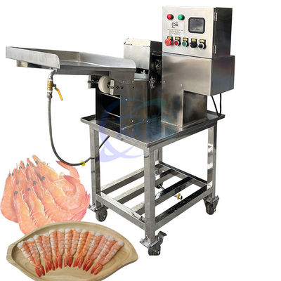 coupeur de ventre de crevette de sushi de machine de 60-80pcs/Min Cooked Shrimp Sushi Cutting