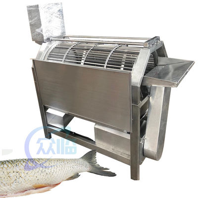 Bon prix machine de grattage de l'écaille de carpe tilapia à rainure ronde rotative équipement de retrait de l'écaille de poisson usine de transformation des fruits de mer en ligne