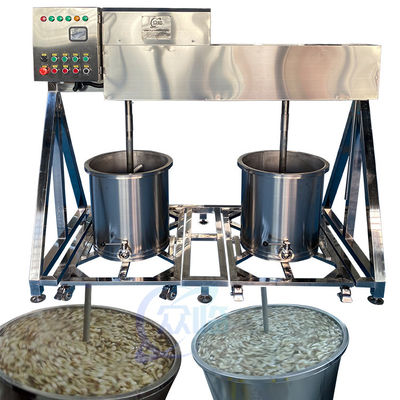 Bon prix Processus de fruits de mer Crevettes mélangeur de trempage de matériau machine de trempage Kimchi mélangeur double position double-baril inoxydable St en ligne