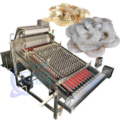 Bon prix Crevette fraîche d'efficacité épluchant Shell Removing Processing Machine, éplucheuses de petite taille de crevette en ligne