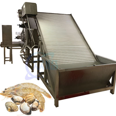 Grilleuse à tambour de crevettes en acier inoxydable de qualité alimentaire petite machine de tri du poisson