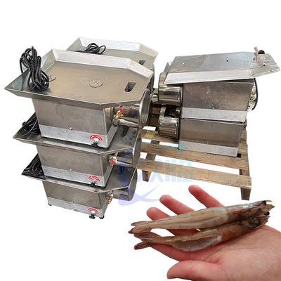 Machine à ouvrir le dos de crevettes à plusieurs scènes Anti-érosion 220V 50Hz