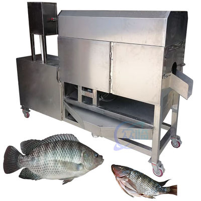 Machine de nettoyage et d'éviscération des tilapia Hering tuer les poissons Machine d'éviscération et de décapage des poissons Machine à ventre ouvert