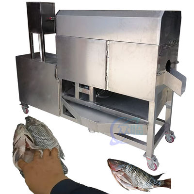 Machine de nettoyage du ventre et du dos des poissons, machine de découpe et de nettoyage des poissons