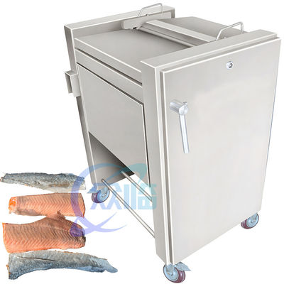 Bon prix Ventes directes d'usine de divers types de produits de la mer équipement en acier inoxydable petite machine à éplucher les poissons en ligne