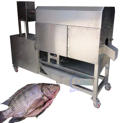 Machine de coupe et de tuerie de la mâchoire de poisson Petite carpe Nettoyage du poisson Machine de coupe et de tuerie