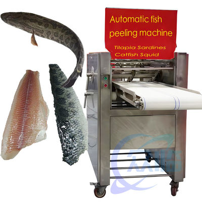 Machine à éplucher les poissons SUS304 stable, machine à nettoyer les sardines semi-automatique