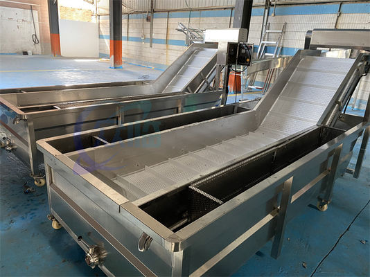 Bon prix Machine de nettoyage automatique des fruits et légumes de crevettes et fruits de mer machine à nettoyer les bulles à haute pression en ligne