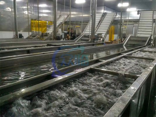 Machine automatique de lavage de fruits et légumes à base de crevettes