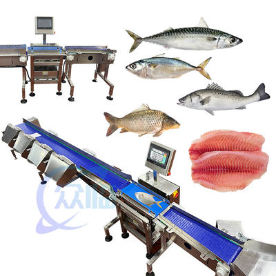 Bon prix Machine de tri du poisson de haute qualité Machine de taille du poisson Puissance de 1,3 kW Focalisation du poisson en ligne