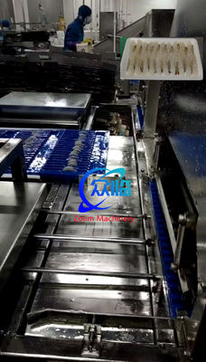 Bon prix Capacité 15000 pièces/h Machine automatique Tempura et machine automatique NOBASHI en ligne