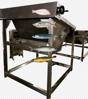 Quatre styles ligne automatique de tri du poisson et de taille du maquereau avec 5-10T / h