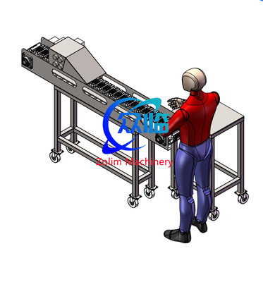Bon prix Machine de traitement des crevettes à grande vitesse, machine de coupe de crevettes pour Nobashi en ligne