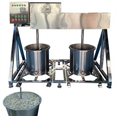 Bon prix Machine à tremper des engrenages automatiques durables SUS304 1200kg Capacité 380V pour le mélangeur de crevettes en ligne
