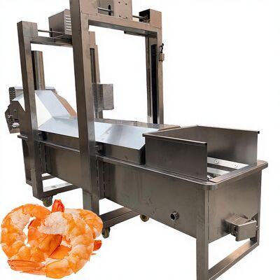 Bon prix Machine de cuisson industrielle de crevettes Durable 3,7KW pour la transformation des fruits de mer Zolim Cuiseur de fruits de mer Tunnel de cuisson à la vapeur pour les fruits de mer en ligne