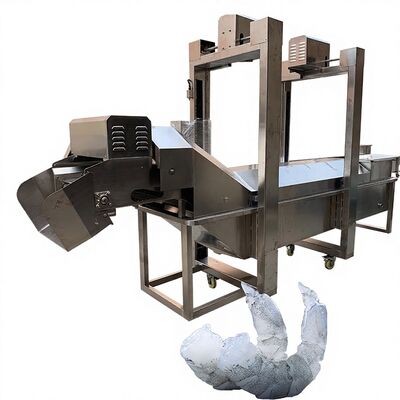 Bon prix Machine de cuisson de crevettes anti-corrosion polyvalente 5930x1200x2000mm Cuiseur à eau de fruits de mer pour la transformation des fruits de mer Cuiseur à vapeur en ligne