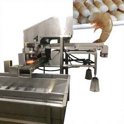 Bon prix Unité de traitement de crevettes industrielle CE multifonctionnelle pour enlever la tête, système d'étêtement de crevettes, ligne d'étêtement de crevettes, en-tête de crevette en ligne